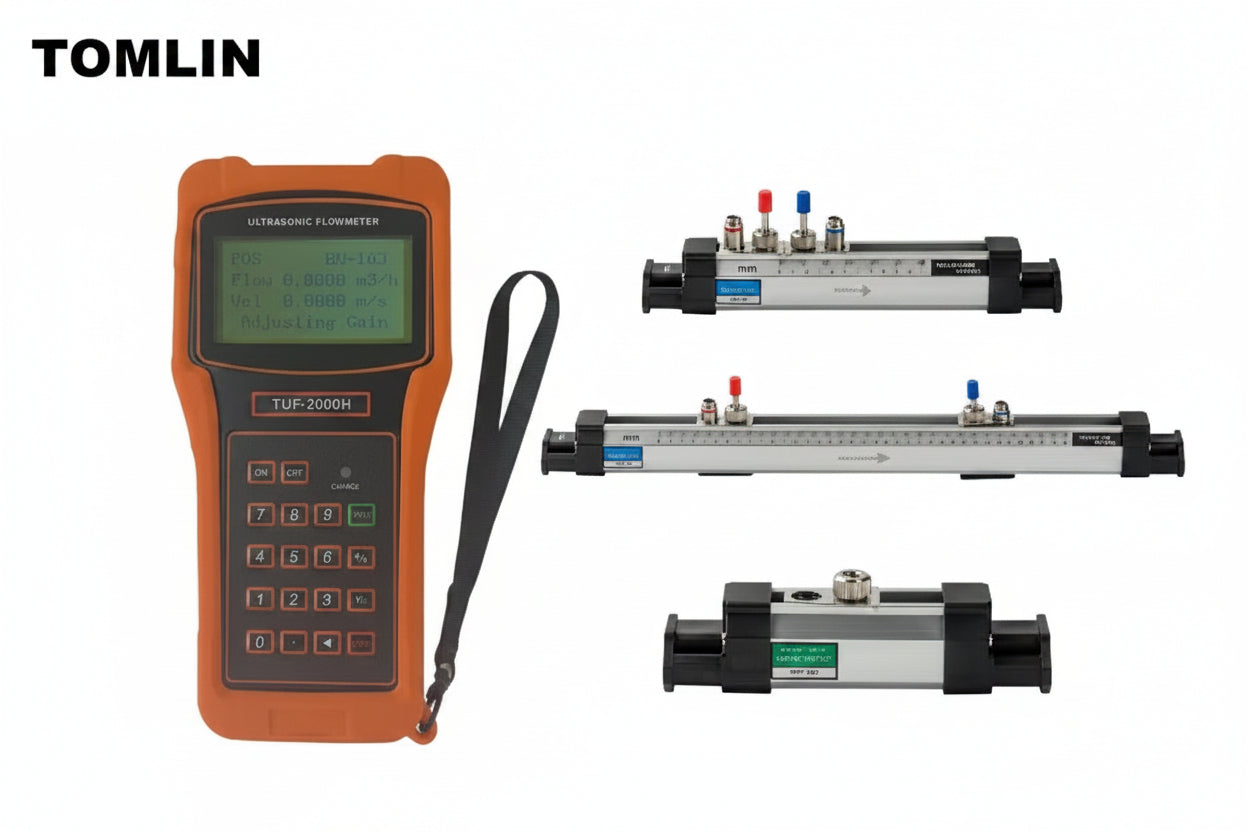 Portable Ultrasonic Flow Meter Kit (DN15–DN2000) T200H