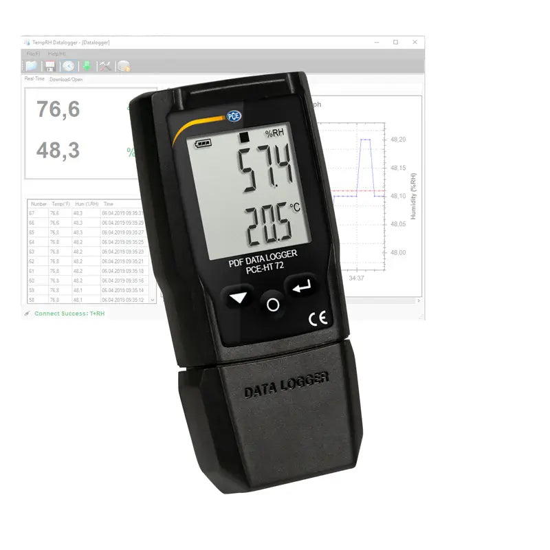 Temperature & Humidity Data Logger PCE-HT 72