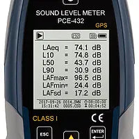 Class 1 Outdoor Decibel Sound Level Meter GPS Kit PCE-432-EKIT