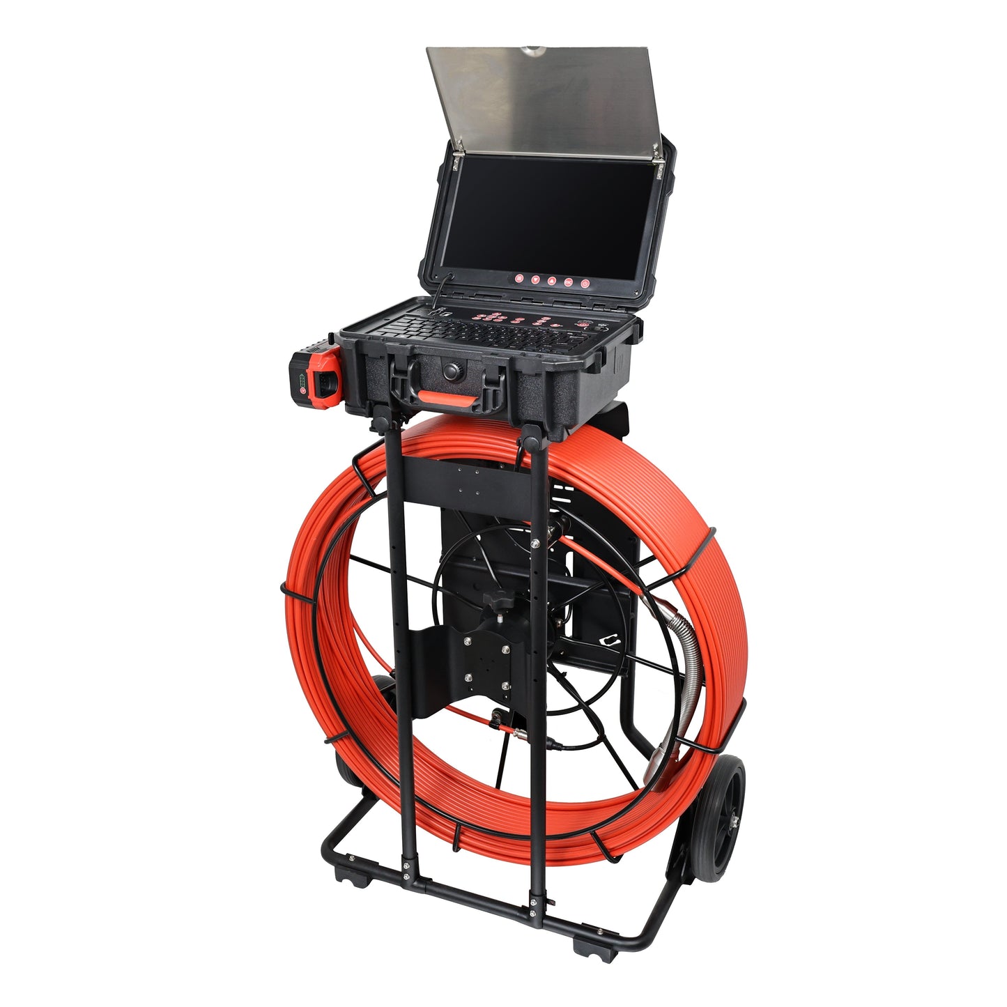 120m Pipe Inspection Camera –  Sewer Drain Endoscope System with Sonde QY6698