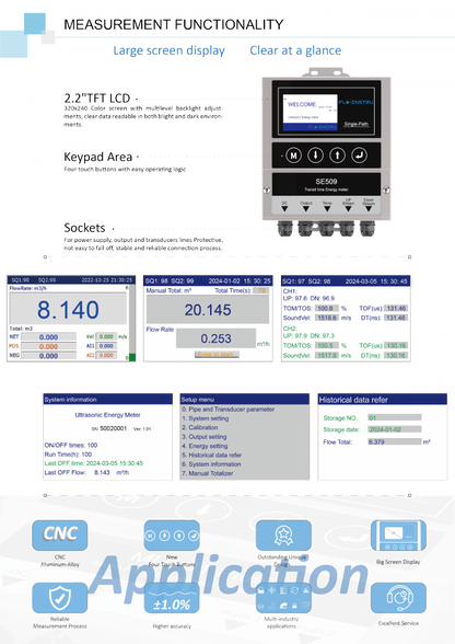 Ultrasonic Energy Meter SE509
