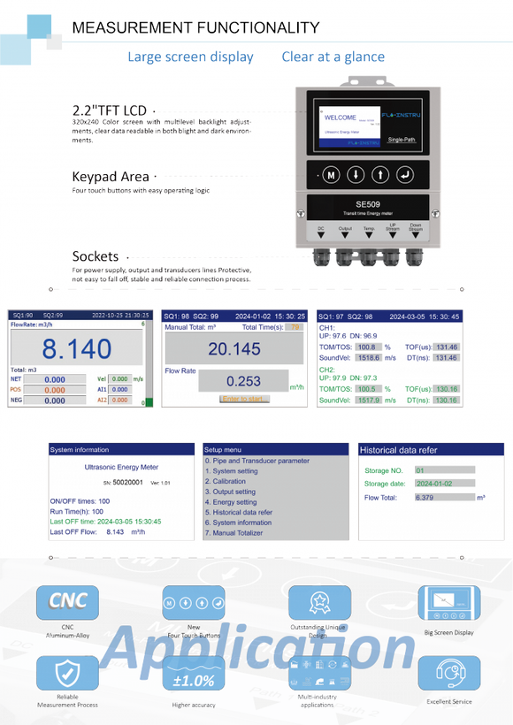 Ultrasonic Energy Meter SE509