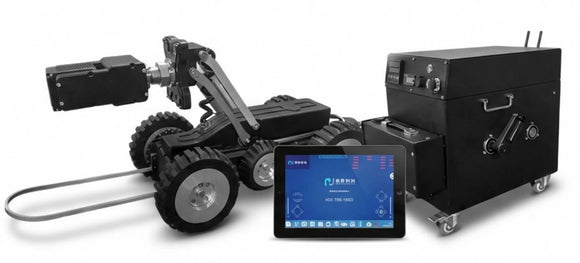 5MP Robotic Pipeline Inspection Camera | CCTV Pipe Crawler TC-R200