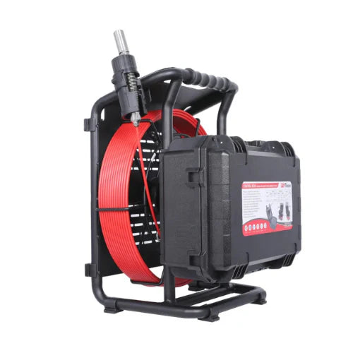 50m Pipe Inspection Camera – Sewer Drain Endoscope System with Sonde Self Levelling High Low Beam QY6688