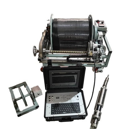 Borehole Inspection Camera with 100m–1500m Cable | Dual 360° Cameras, Manual/Electric/Auto Winch Options