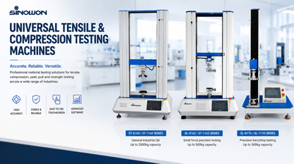 Testing Systems for Tensile, Compression, Pull, Peel & Material Strength Testing