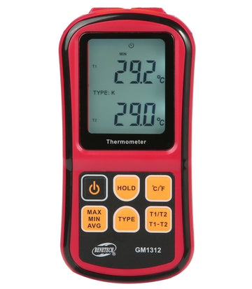Dual-Channel Thermocouple Thermometer GM1312 - 0