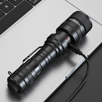 LED Inspection Flashlight 900 Lumens Rechargeable Torch F5