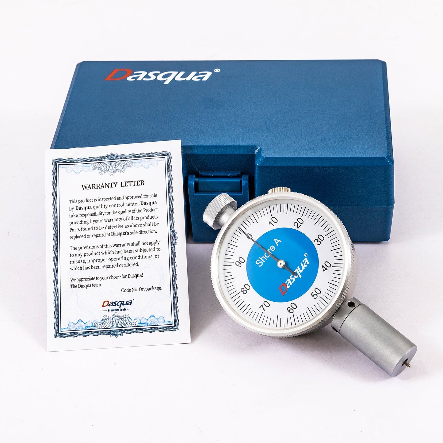 Analog Shore A Durometer for Rubber, Plastic & Leather | 0–100HA Hardness Tester