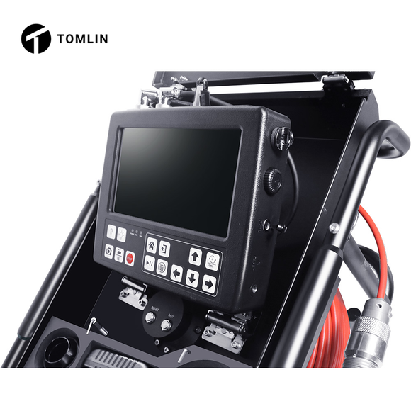Compact Pipe & Drain Inspection Camera 360° Rotation 40m TC-V8-33PTF