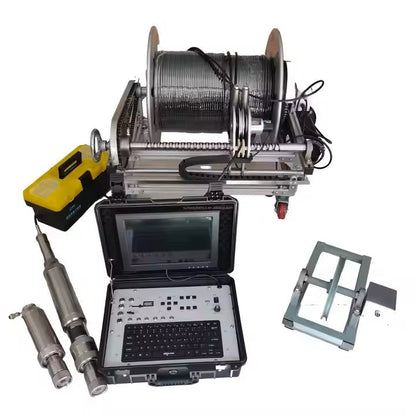Borehole Inspection Camera with 100m–1500m Cable | Dual 360° Cameras, Manual/Electric/Auto Winch Options