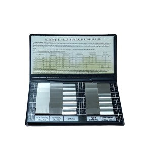 Surface Roughness Comparator Set (30-Piece)