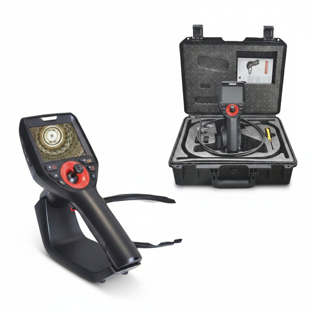 10m Endoscope Articulating 360° Industrial Videoscope  6.2mm Dual Direction Inspection Camera V40-S