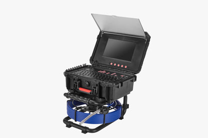 30m Pipe Inspection Camera – Sewer Drain Endoscope System with Sonde Self Levelling QY6566