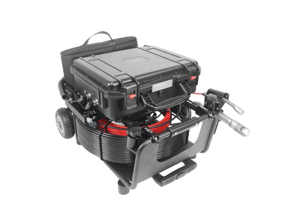 Dual Reel Pipe Inspection Camera (Pan & Tilt + Self-Levelling) 30m/50m – TC-V13-DR33/23SL