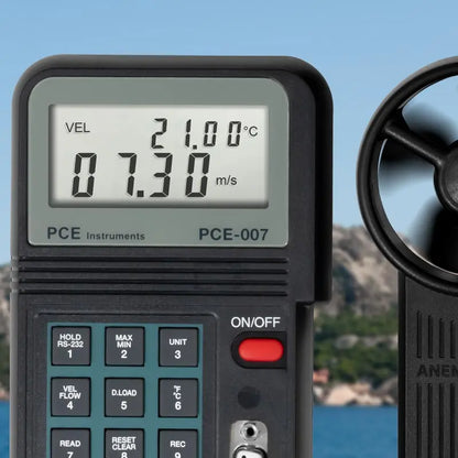 Air Velocity / Temperature Data Logger PCE-007