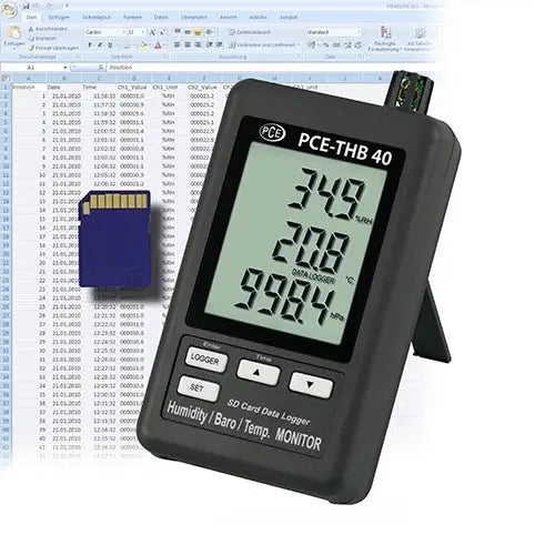 Indoor Climate Thermo-Hygrometer PCE-THB 40