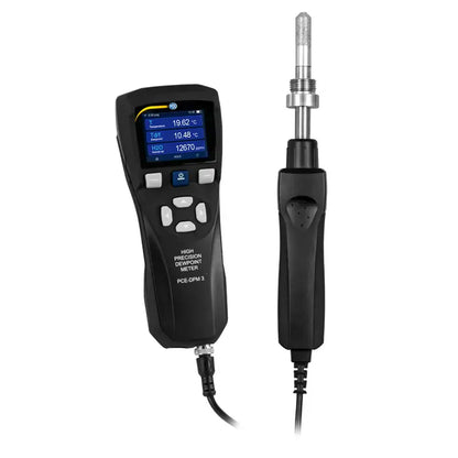 Dew Point & Humidity Meter | Handheld Compressed Air Moisture Analyzer PCE-DPM 3