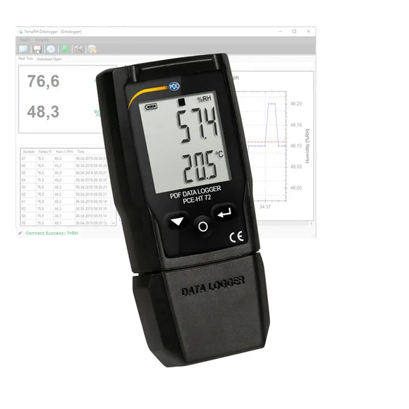 Temperature & Humidity Data Logger PCE-HT 72