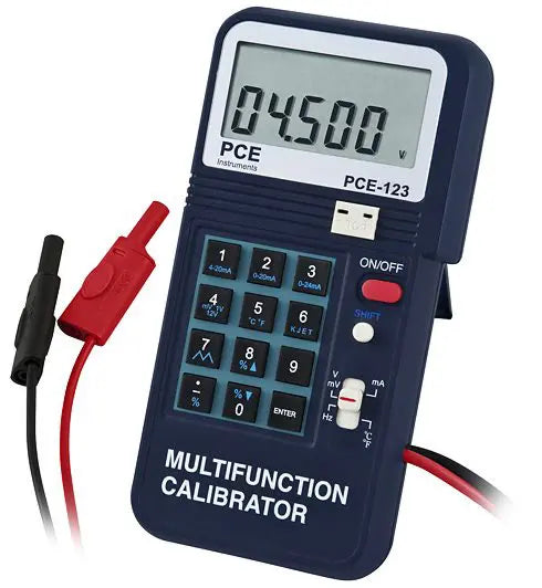 Multifunction Electrical Process Calibrator PCE-123