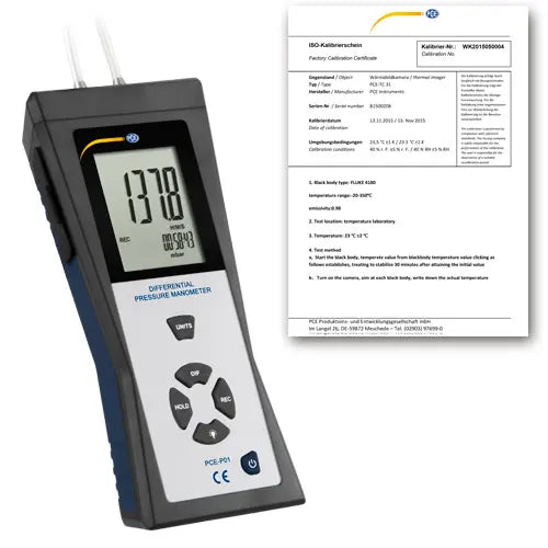 Digital Differential Pressure Meter PCE-P01