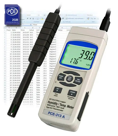 Temperature Data Logger PCE-313A-ICA