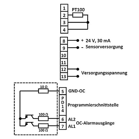 Temperature Indicator | Digital Temperature Display PCE-N20T
