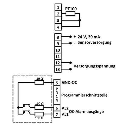 Temperature Indicator | Digital Temperature Display PCE-N20T