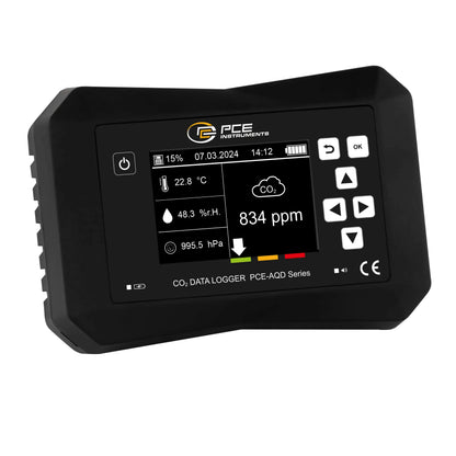 Air Temperature & CO2 Meter PCE-AQD 50A