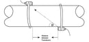 Ultrasonic Flow Meter Kit PCE-TDS 100HSH-3