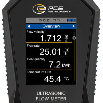 Ultrasonic Flow Meter PCE-TDS 200 Rail - 0