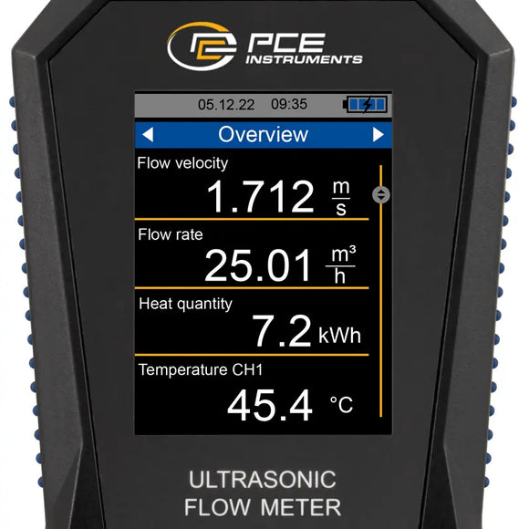 Ultrasonic Flow Meter PCE-TDS 200 Rail