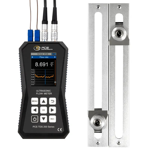 Ultrasonic Flow Meter PCE-TDS 200 Rail