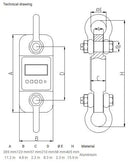 Digital Crane Scale Hook 5 t Capacity – PCE-DDM 5-3