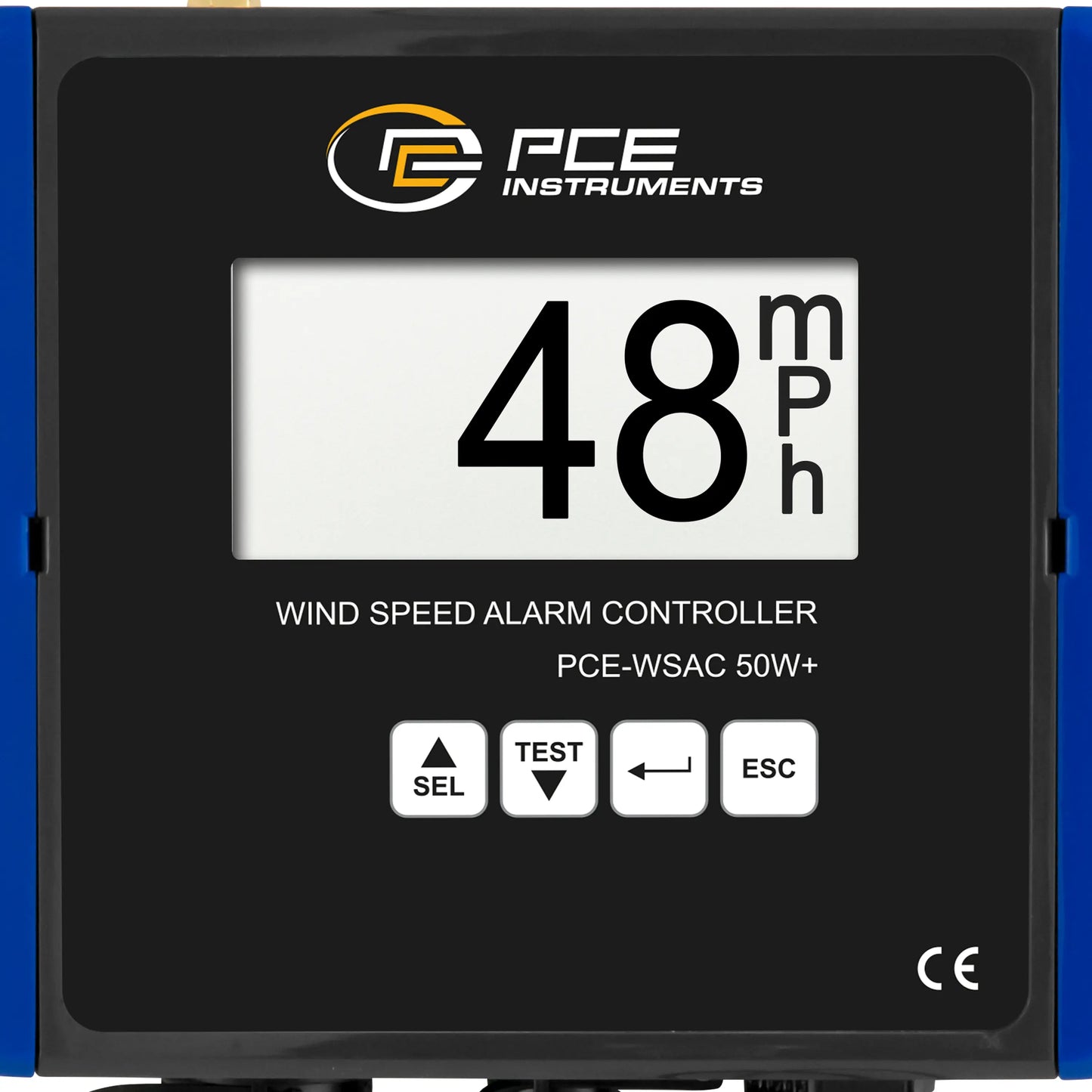 Wind Speed Meter Alarm / Wind Alarm Controller PCE-WSAC 50W+ 230