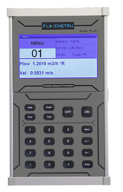 Portable Ultrasonic Flow Meter PH301
